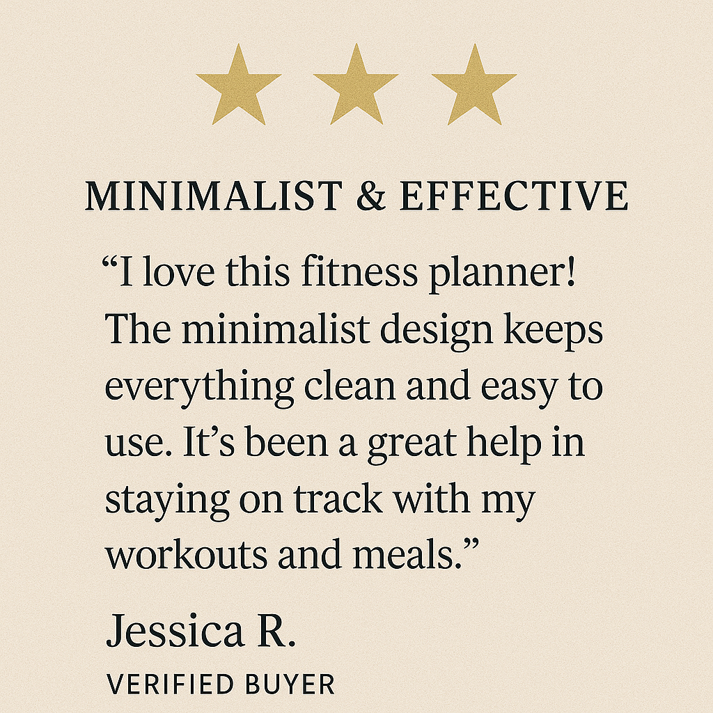 Ultimate Weekly Fitness Planner | Track Workouts, Meals & Progress